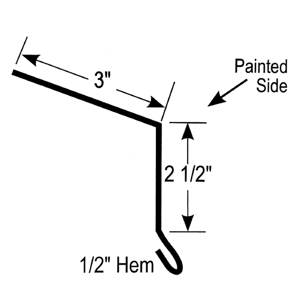 Eave Drip 10' 6" diagram