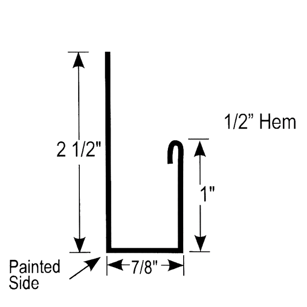 J-Trim 10' 6" diagram